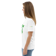 Load image into Gallery viewer, BoardWalk45&#39;s 420 Celebration Unisex organic cotton t-shirt(MeanGreen)
