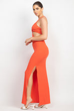 Load image into Gallery viewer, Cutouts Side Slit Maxi Dress
