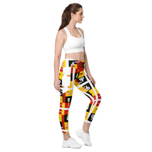 Load image into Gallery viewer, #BW45 20grand&amp;D&#39;usse Crossover leggings with pockets
