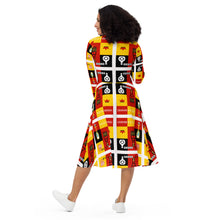 Load image into Gallery viewer, #BW45 20grand&amp;D&#39;usse long sleeve midi dress
