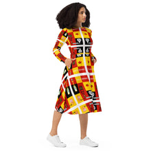 Load image into Gallery viewer, #BW45 20grand&amp;D&#39;usse long sleeve midi dress
