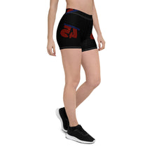 Load image into Gallery viewer, #Bw45 Biker Shorts-B/R/B
