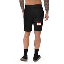 Load image into Gallery viewer, #BW45 &amp; #PBE DigitalTrappin (red&amp;white) fleece shorts
