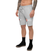 Load image into Gallery viewer, #BW45 &amp; #PBE DigitalTrappin (red&amp;white) fleece shorts
