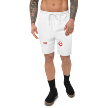 Load image into Gallery viewer, #BW45 &amp; #PBE DigitalTrappin (red&amp;white) fleece shorts
