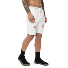 Load image into Gallery viewer, #BW45 &amp; #PBE DigitalTrappin (red&amp;white) fleece shorts
